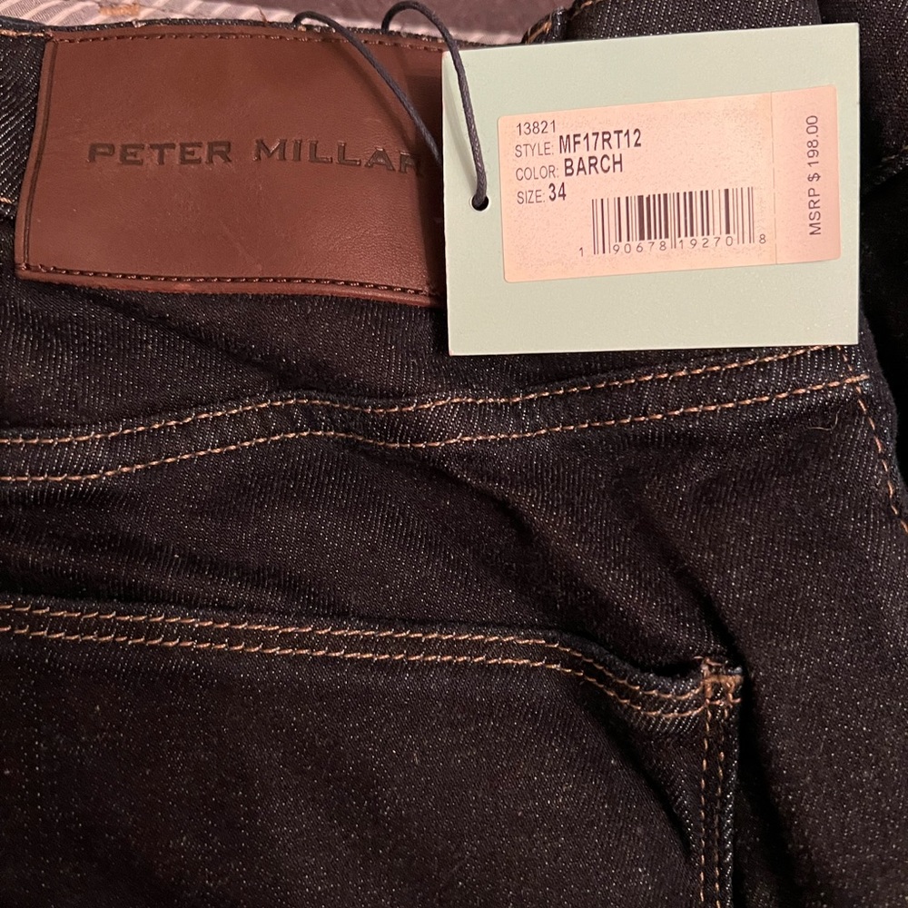 Peter Millar Size 34 Jeans NWT